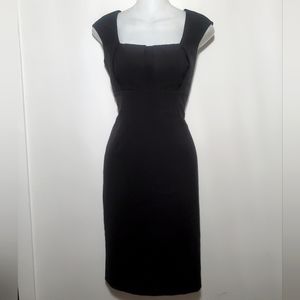 Calvin Klein Black Midi Sleeveless Sheath Dress 4